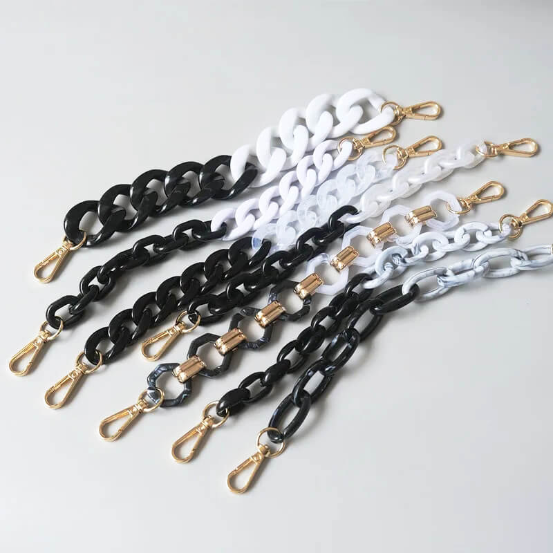 Black&white bag chain