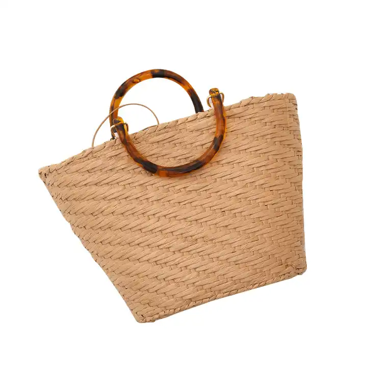 Woven bag with handle