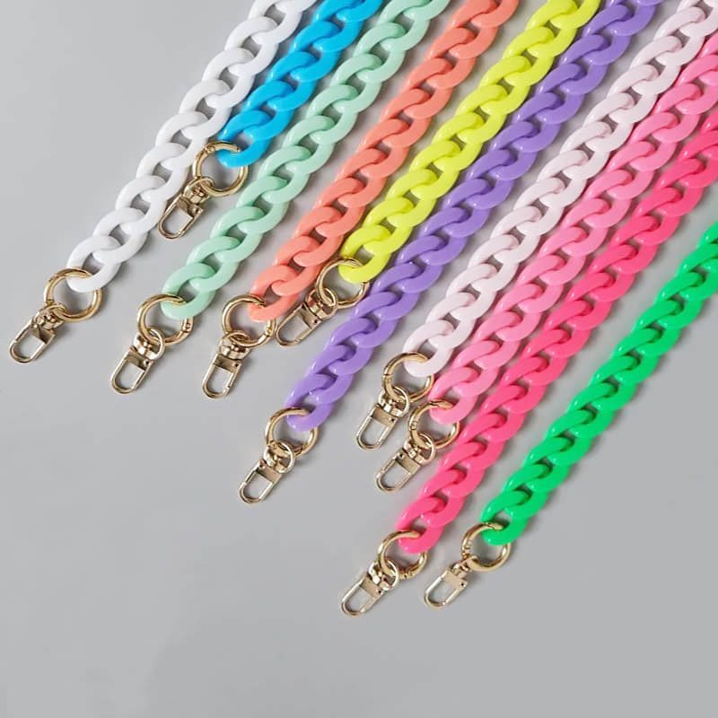color chain strap