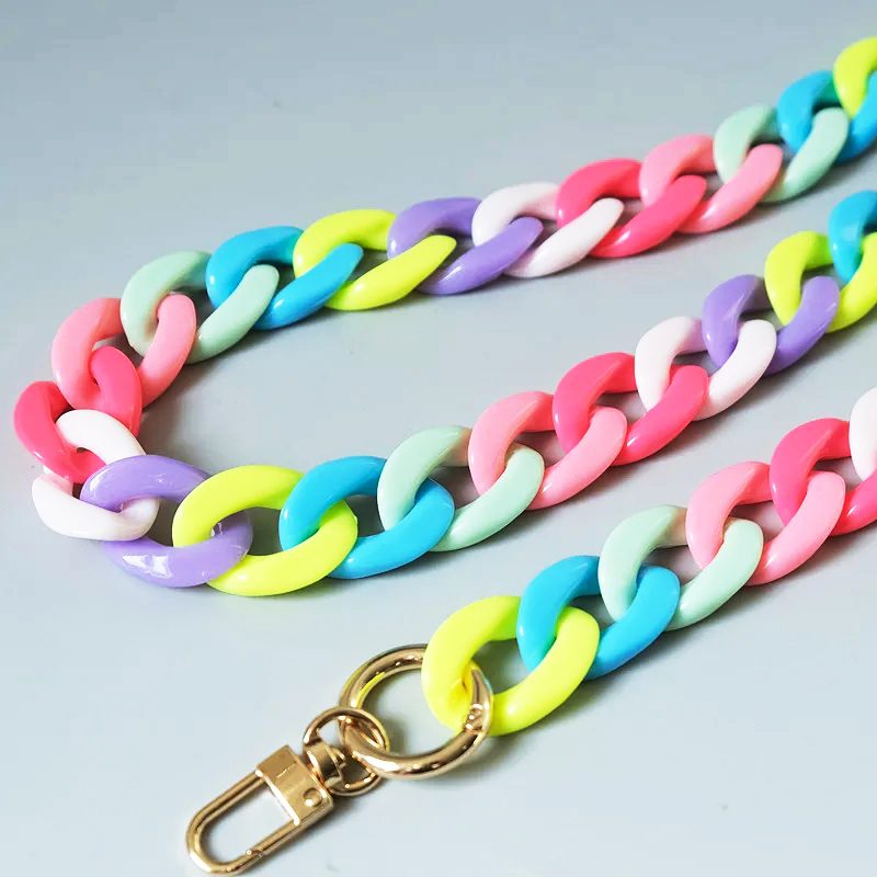 color purse chain