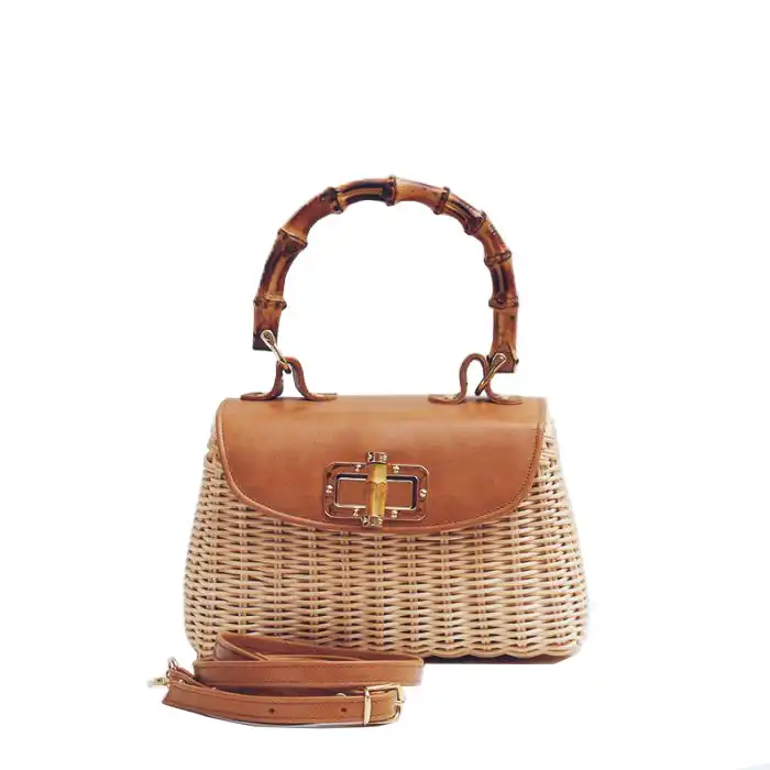 rattan weaving bag handles style 2