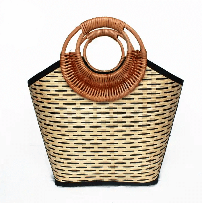 rattan weaving bag handles style 3