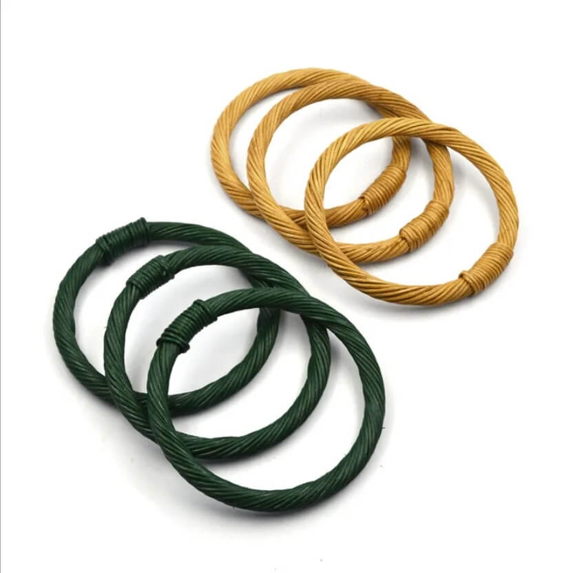 rattan weaving bag handles style 6