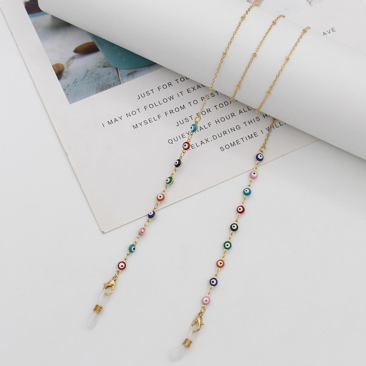 eyeglass chains style 8
