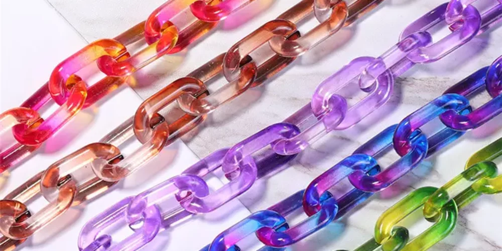 acrylic bag chain